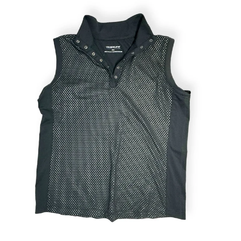 Deal Explosion Black & Grey Athletic Tank Top Maggie Lane, Size M