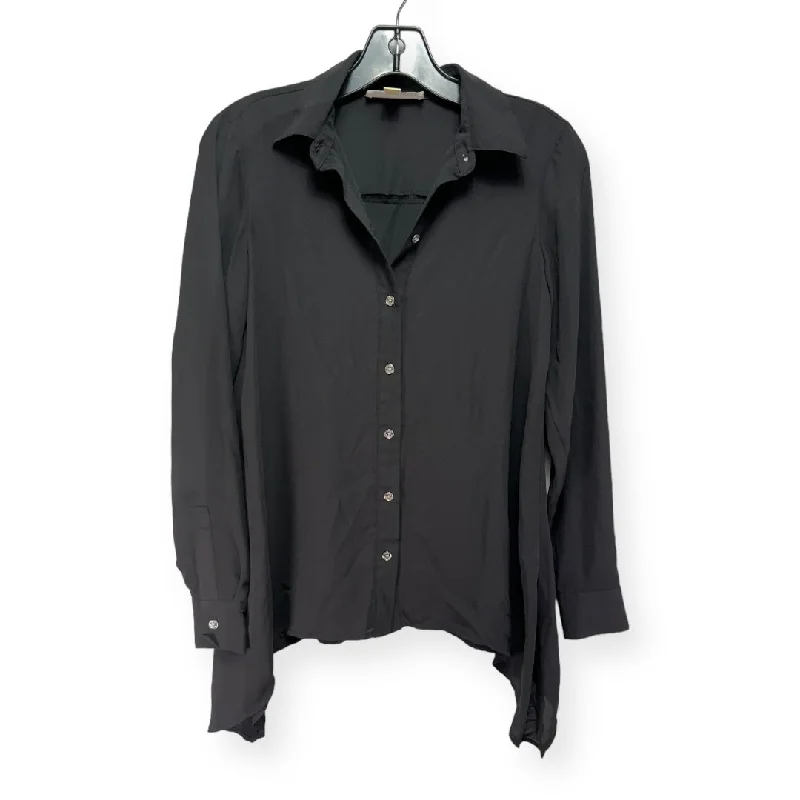 Weekend Flash Sale Black Top Long Sleeve Michael By Michael Kors, Size Xs