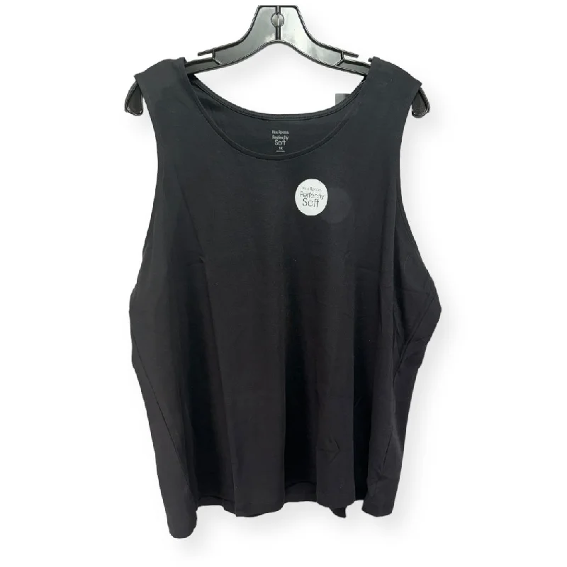Holiday Sale Black Top Sleeveless Kim Rogers, Size 1x