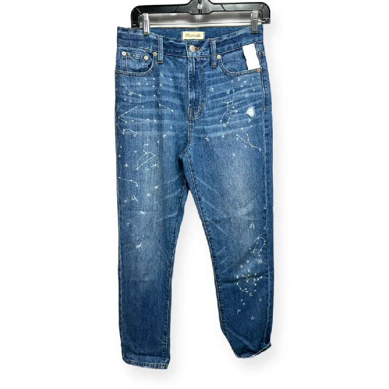 Act Fast Blue Denim Jeans Boyfriend Madewell, Size 2