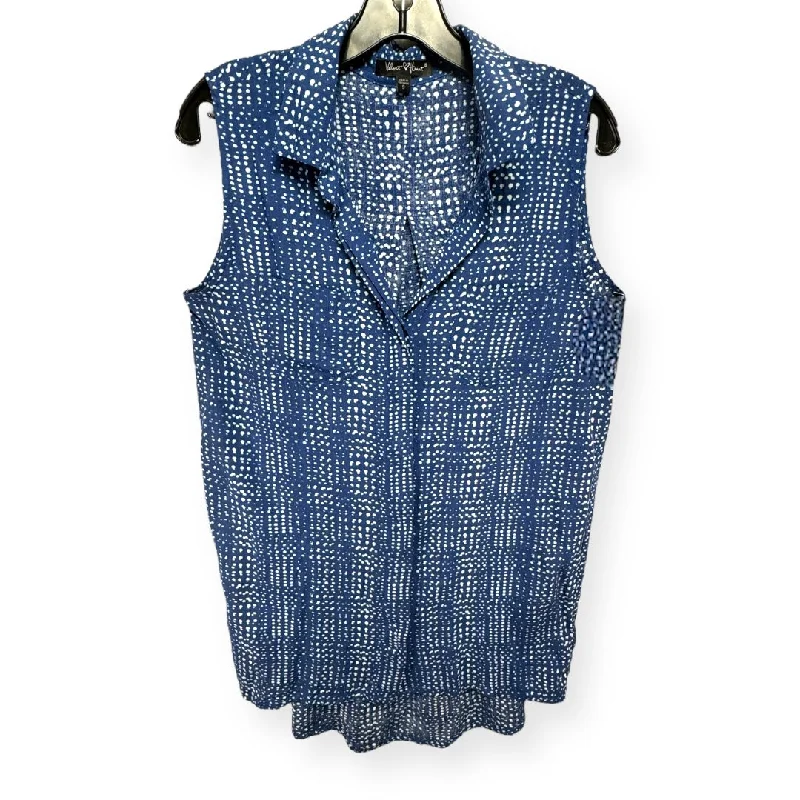 Low Prices Blue Top Sleeveless Velvet Heart