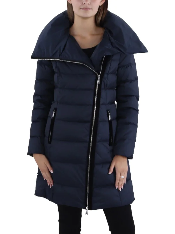 Great Deals Brooklyn Womens Down Asymmetrical Puffer Coat