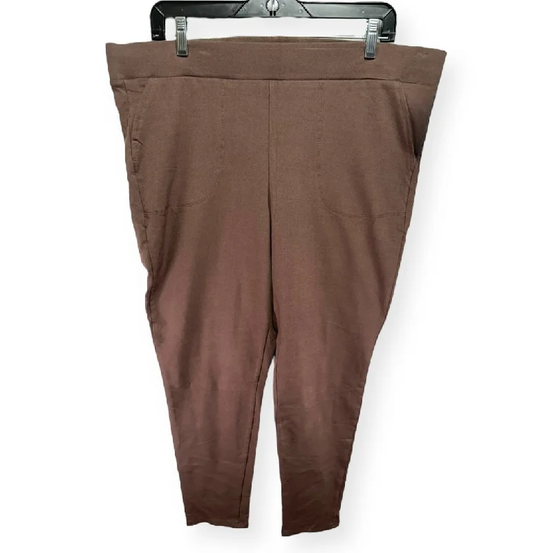 Deal Zone Brown Pants Leggings Torrid, Size 3x