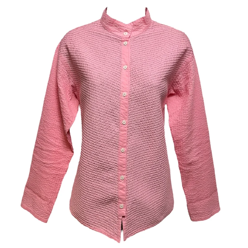Stock Clearance Cotton Lawn Button Down Overshirt Designer Yaccomaricard London , Size 2
