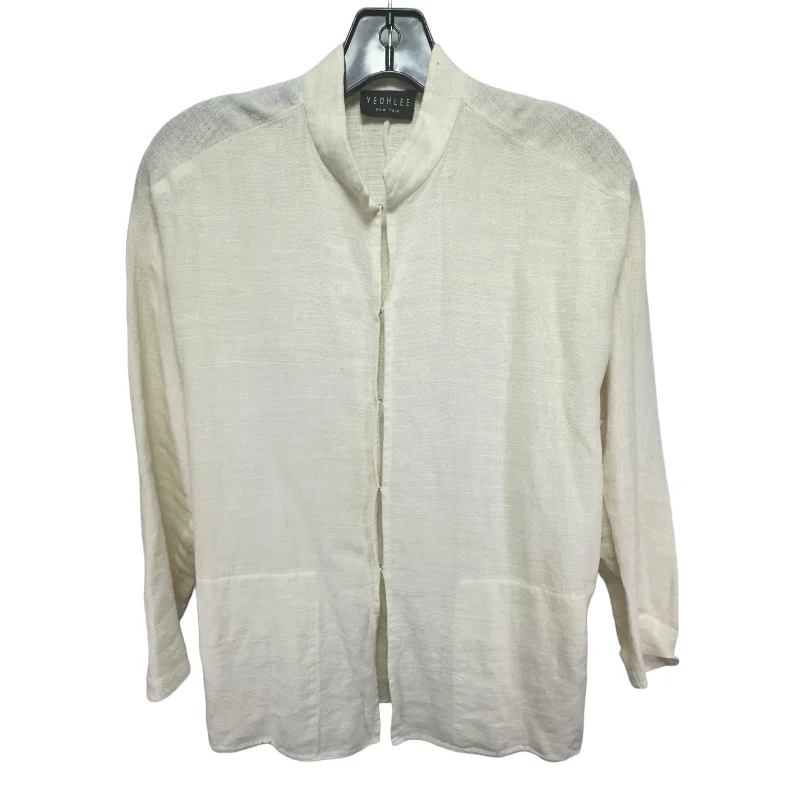 Great Deals Cream Blazer Designer Yeohlee, Size S