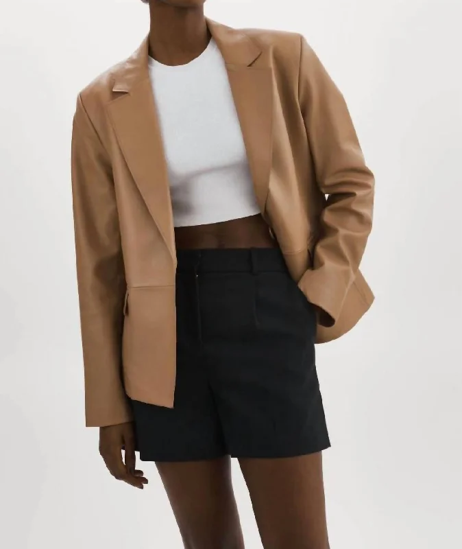 Big Savings Elza Chic Modern Fit Blazer In Mocha
