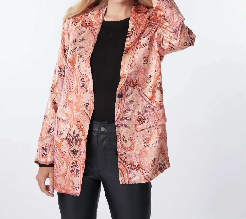 Today Only Expression Print Blazer In Multicolor/paisley Print