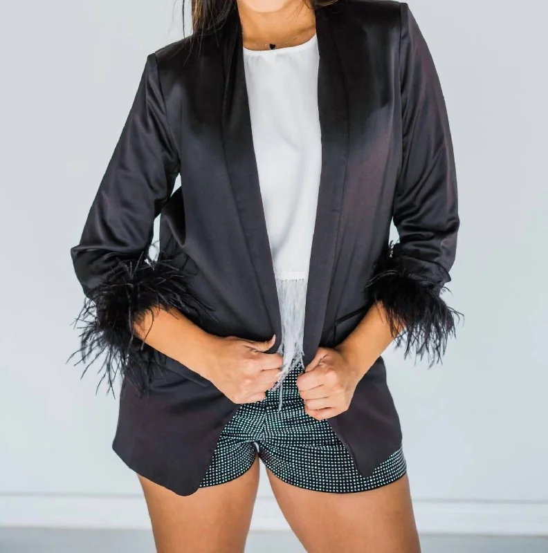 New Markdowns Finer Things Blazer In Black