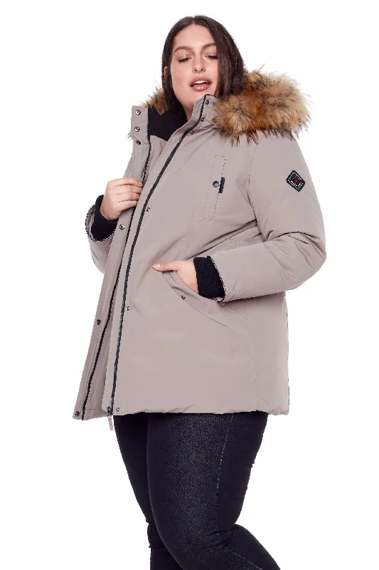 Weekend Deal GLACIER PLUS | WOMEN'S VEGAN DOWN (RECYCLED) PARKA (PLUS SIZE)