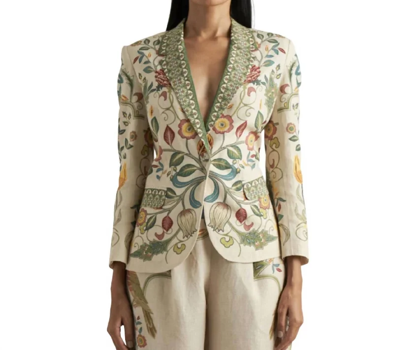Take Advantage Gracie Jacket In Green Parrot