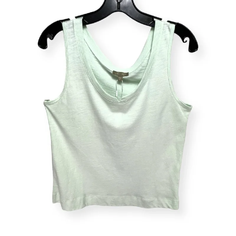 Price Blitz Green Top Sleeveless Lilla P, Size M