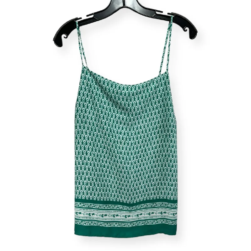 Deep Discounts Green Top Sleeveless Loft, Size L