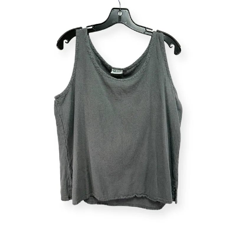 Unmissable Offer Grey Top Sleeveless Oh My Gauze, Size Xl