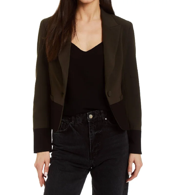 Can't Be Beat Harley Blocked Jacket In Army