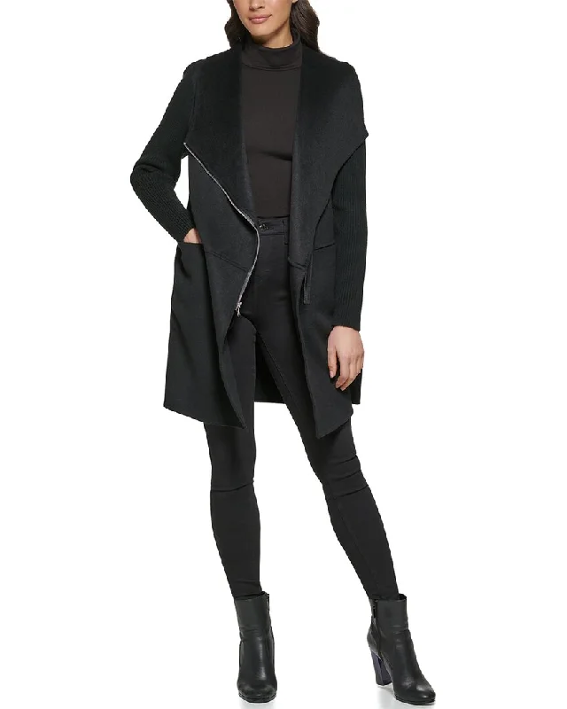 Limited Quantity Kenneth Cole Double Face Wool-Blend Coat