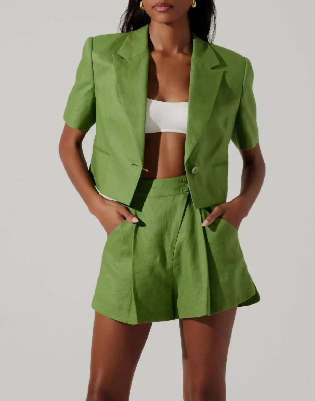 Members Only Kerrigan Blazer In Green