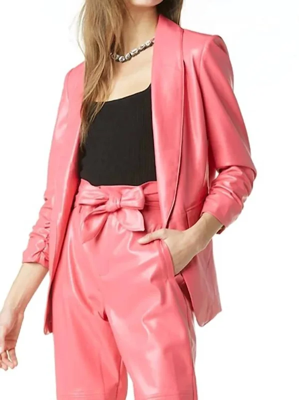 Price Fest Kia Vegan Blazer In Azalea Pink