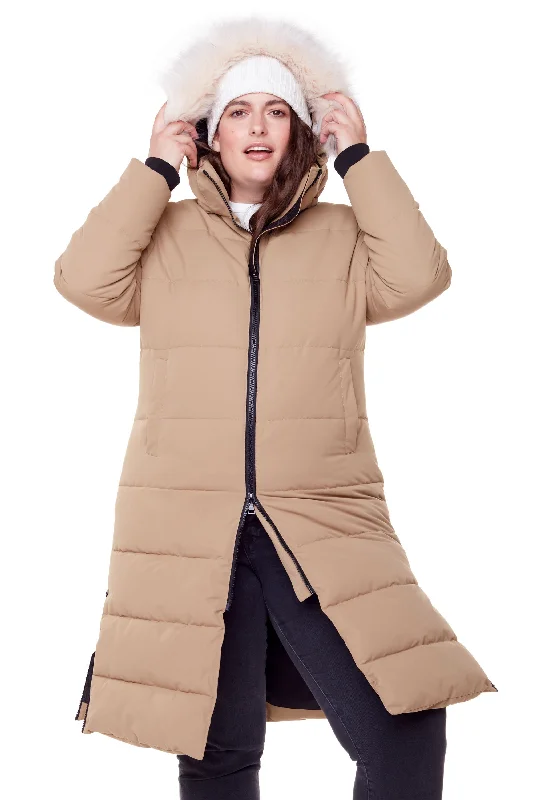 Crazy Deals KLUANE PLUS | WOMEN'S VEGAN DOWN (RECYCLED) ULTRA LONG LENGTH PARKA (PLUS SIZE)