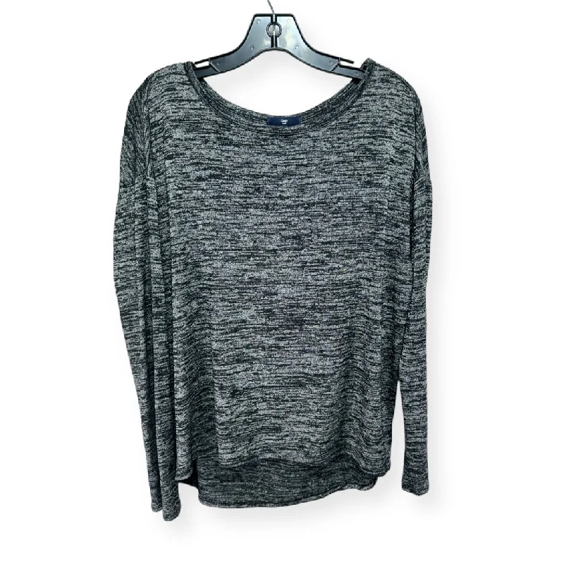 Limited Quantity Knit Grey Top Long Sleeve Gap, Size M
