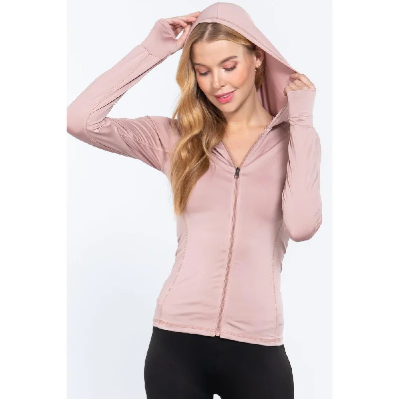 Daily Specials Long Slv Hoodie Workout Track Jacket