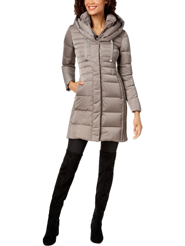 Best Bargains Mia Womens 2-in-1 Fitted Down Coat