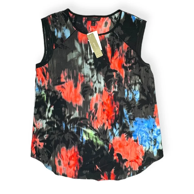 Today Only Multi-colored Top Sleeveless J. Crew, Size 2petite
