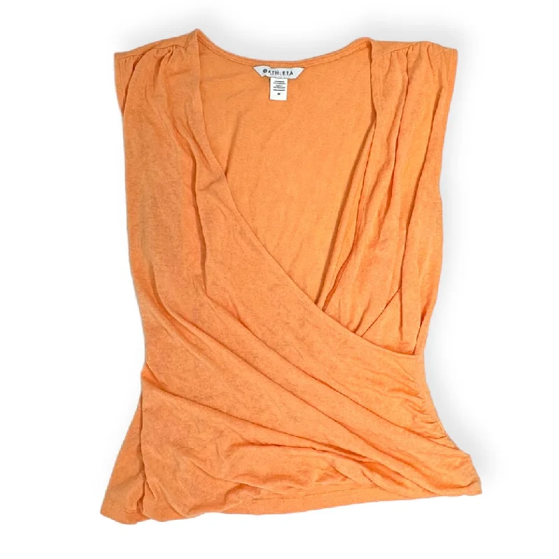 Best Seller Orange Top Sleeveless Athleta, Size M