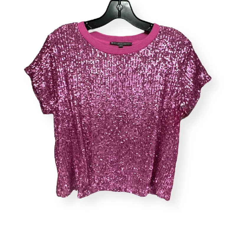 Sneak Peek Sale 66877 Pull On Statement Sequin Top Elliott Lauren, Size M
