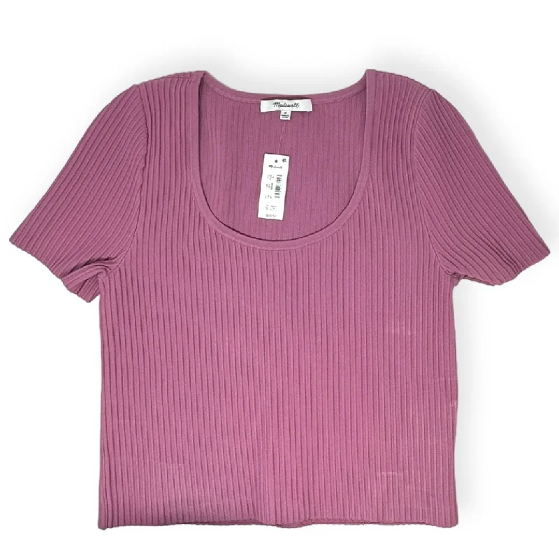 Great Deals Pink Top Short Sleeve Madewell, Size L