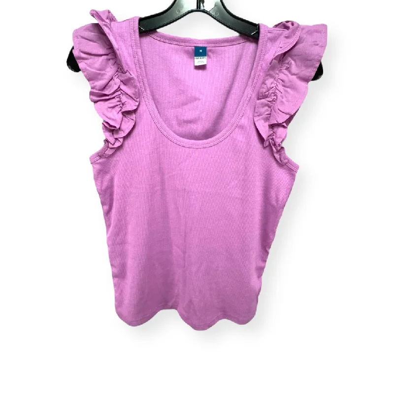 Hurry In Pink Top Sleeveless Old Navy, Size M