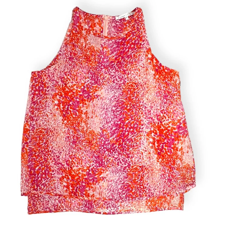 Deal of the Day Pink Top Sleeveless Violet And Claire, Size S