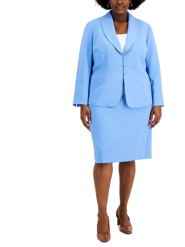 Lowest Prices Plus Womens Knit Long Sleeves Suit Jacket