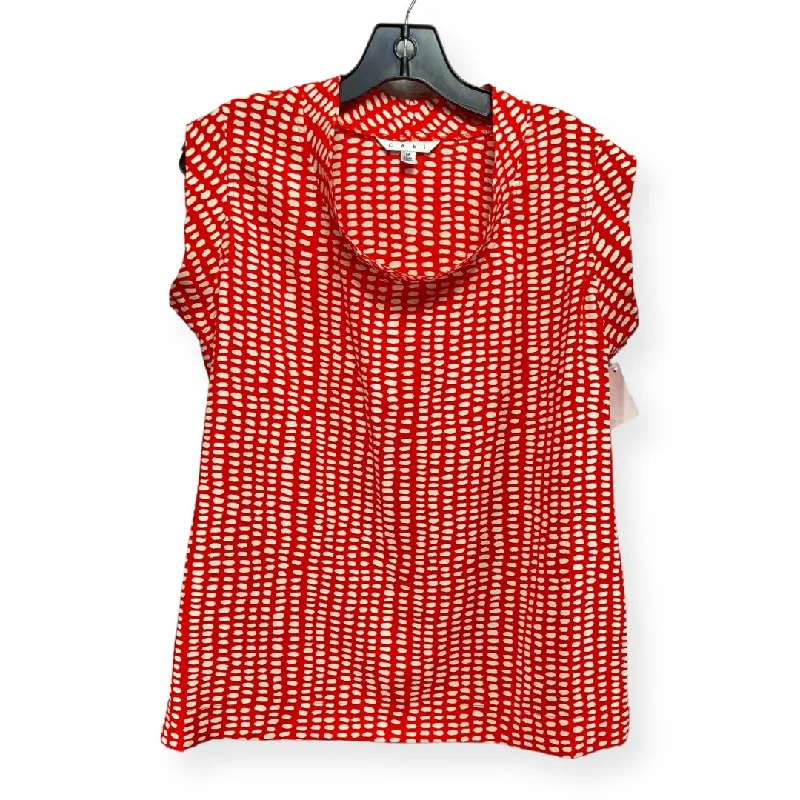 Crazy Deals Polkadot Pattern Top Sleeveless Cabi, Size M