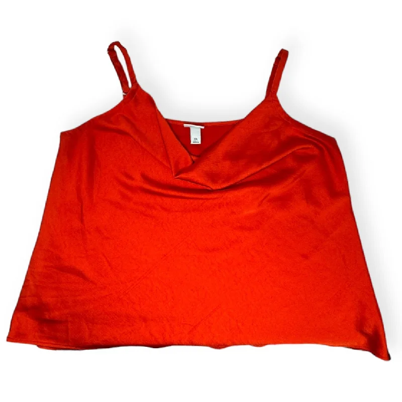 Exclusive Savings Red Top Cami Ava & Viv, Size Xxl
