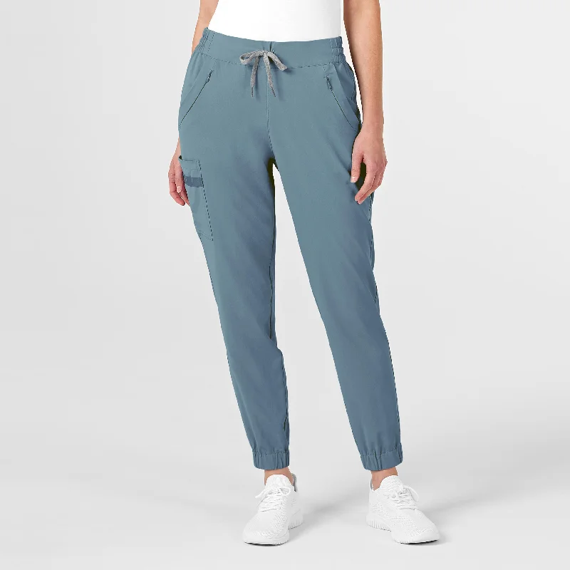 Amazing Deals RENEW Women's Jogger Scrub Pant - Elemental Blue