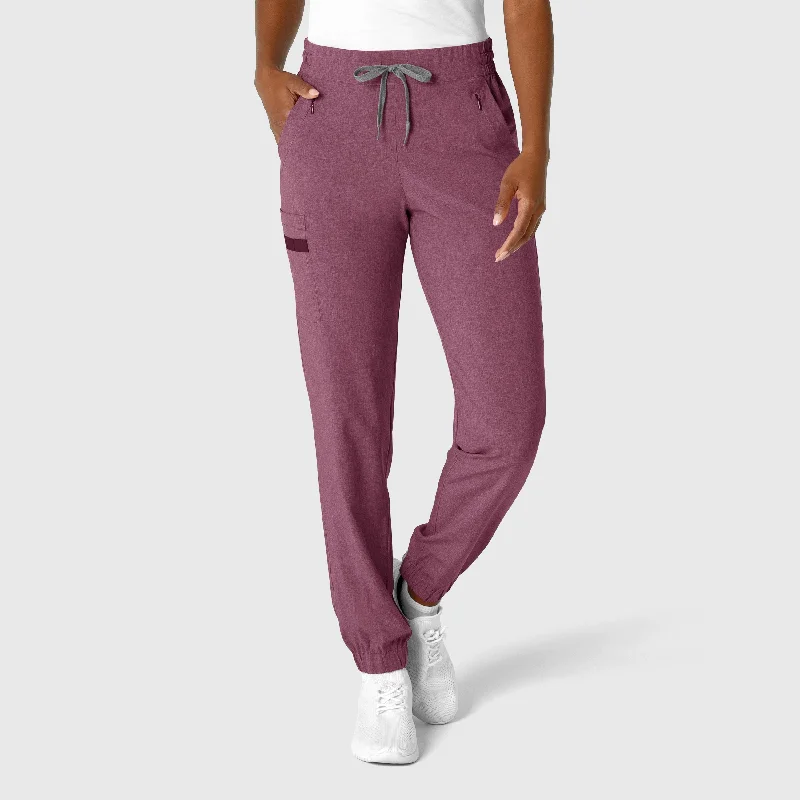 Special Offer RENEW Women's Jogger Scrub Pant - Wine Heather