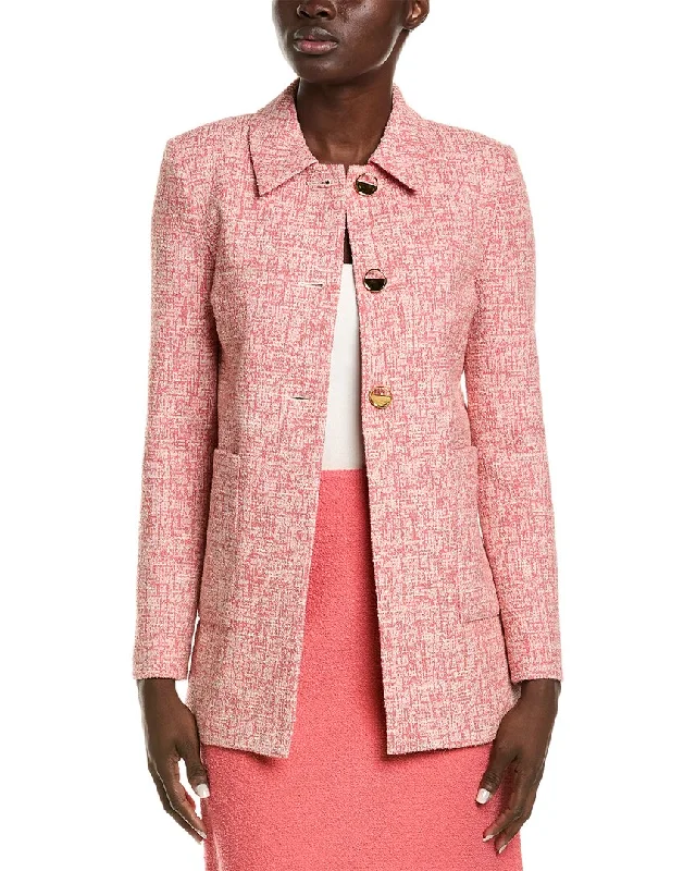 Blowout Deals St. John Linen-Blend Jacket
