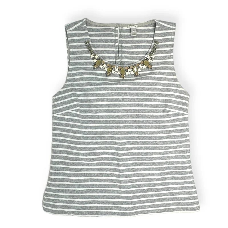 New Arrival Striped Pattern Top Sleeveless J. Crew, Size Xs