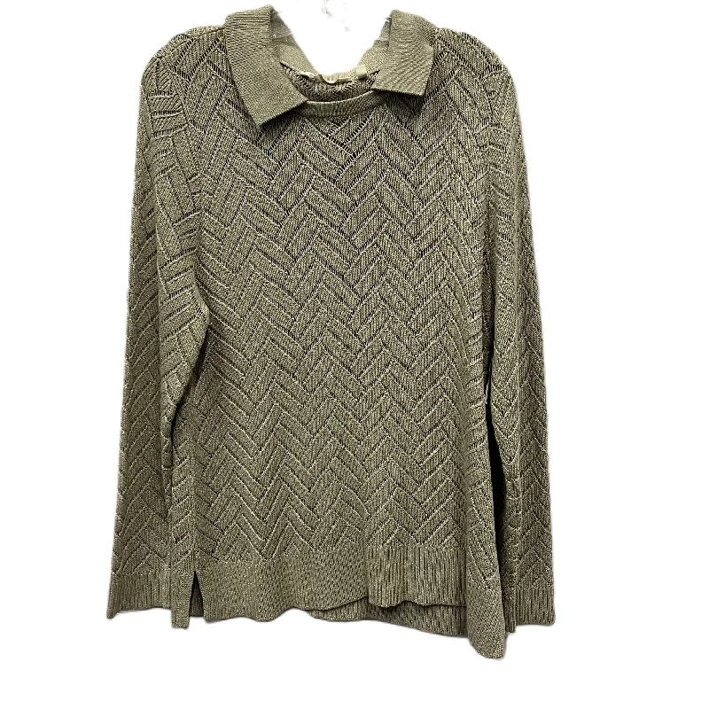 New Arrival Top Long Sleeve By Soft Surroundings In Tan, Size: Xl