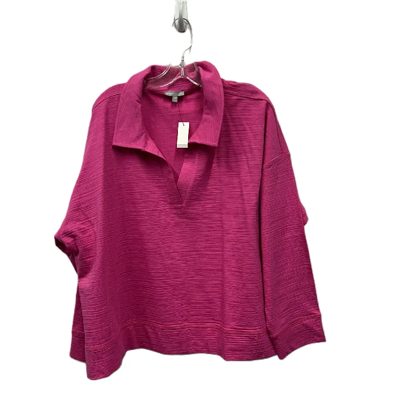 Limited Edition Top Long Sleeve By Talbots In Pink, Size: 3x