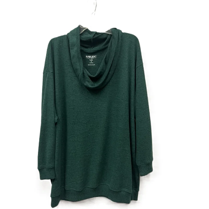 Extra Savings Top Long Sleeve By Torrid In Green, Size: 3x