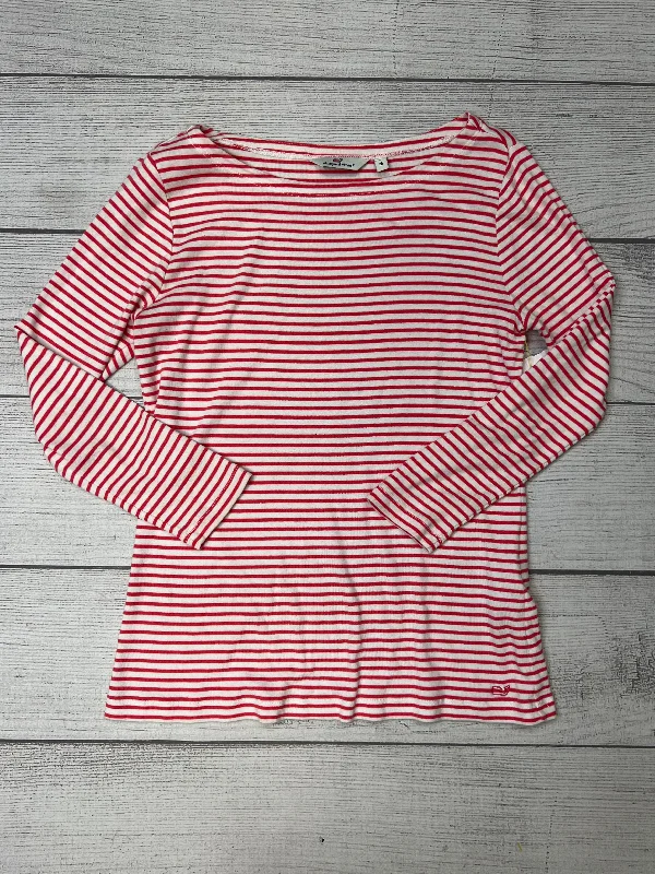 Quick Sale Top Long Sleeve By Vineyard Vines In Striped, Size: M