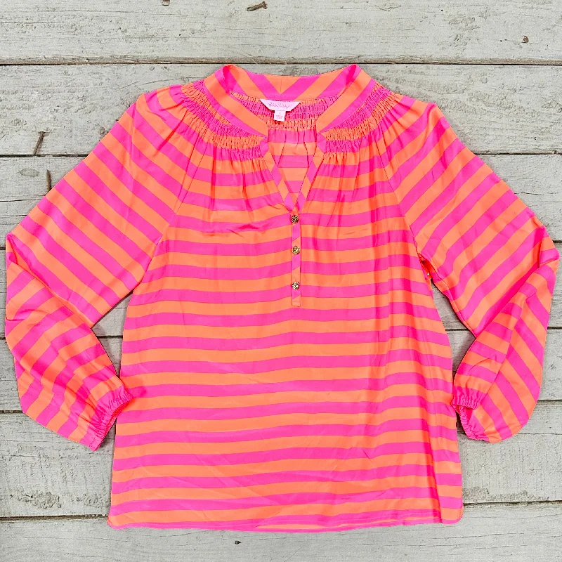 Super Deal Top Long Sleeve Designer By Lilly Pulitzer  Size: S