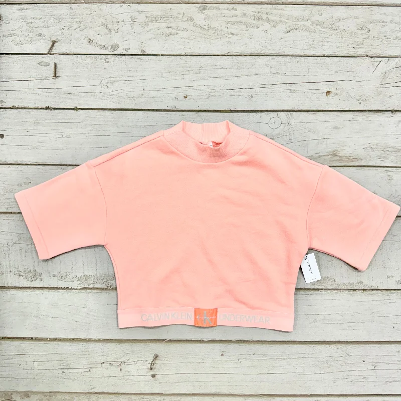 Special Promotion Top Short Sleeve By Calvin Klein  Size: S