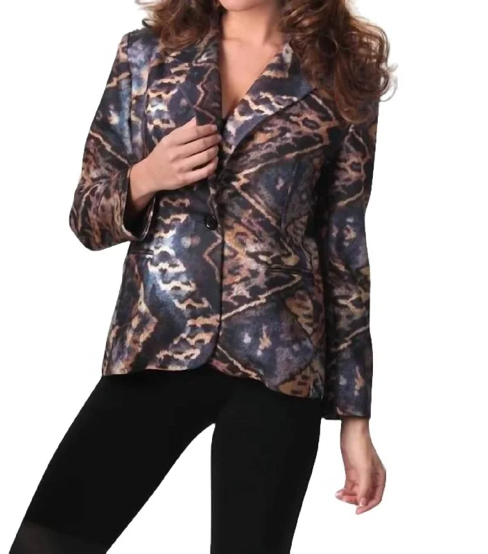 Savings Event Tribal Blazer In Black Multi