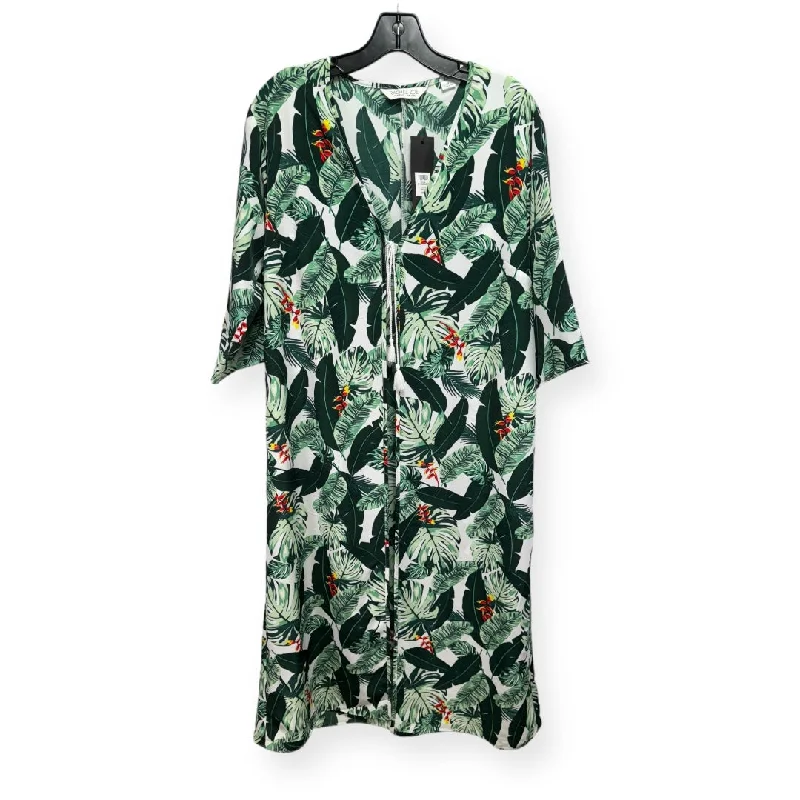 Online Only Tropical Print Swimwear Cover-up Rachel Zoe, Size Os