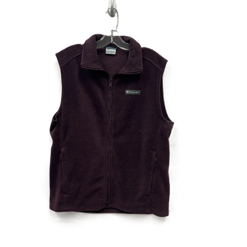 Exclusive Offers Vest Fleece By Columbia In Purple, Size: M