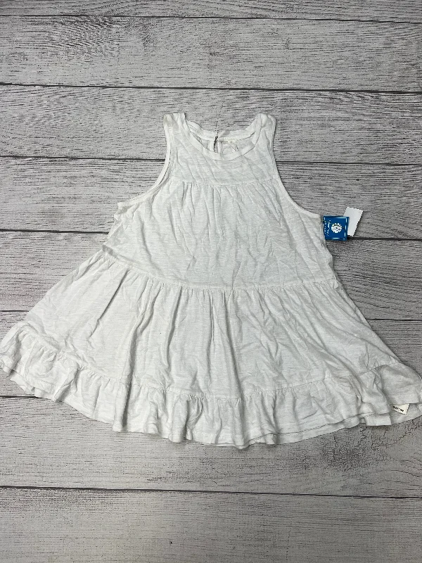 Limited Quantity White Top Sleeveless Anthropologie, Size Xs