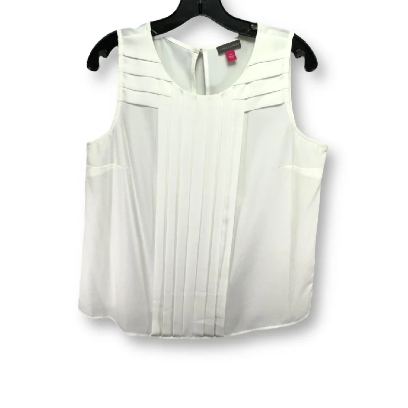 Final Markdown White Top Sleeveless Vince Camuto, Size M