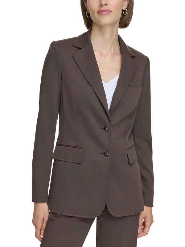 Mega Deal Womens Knit Two-Button Blazer